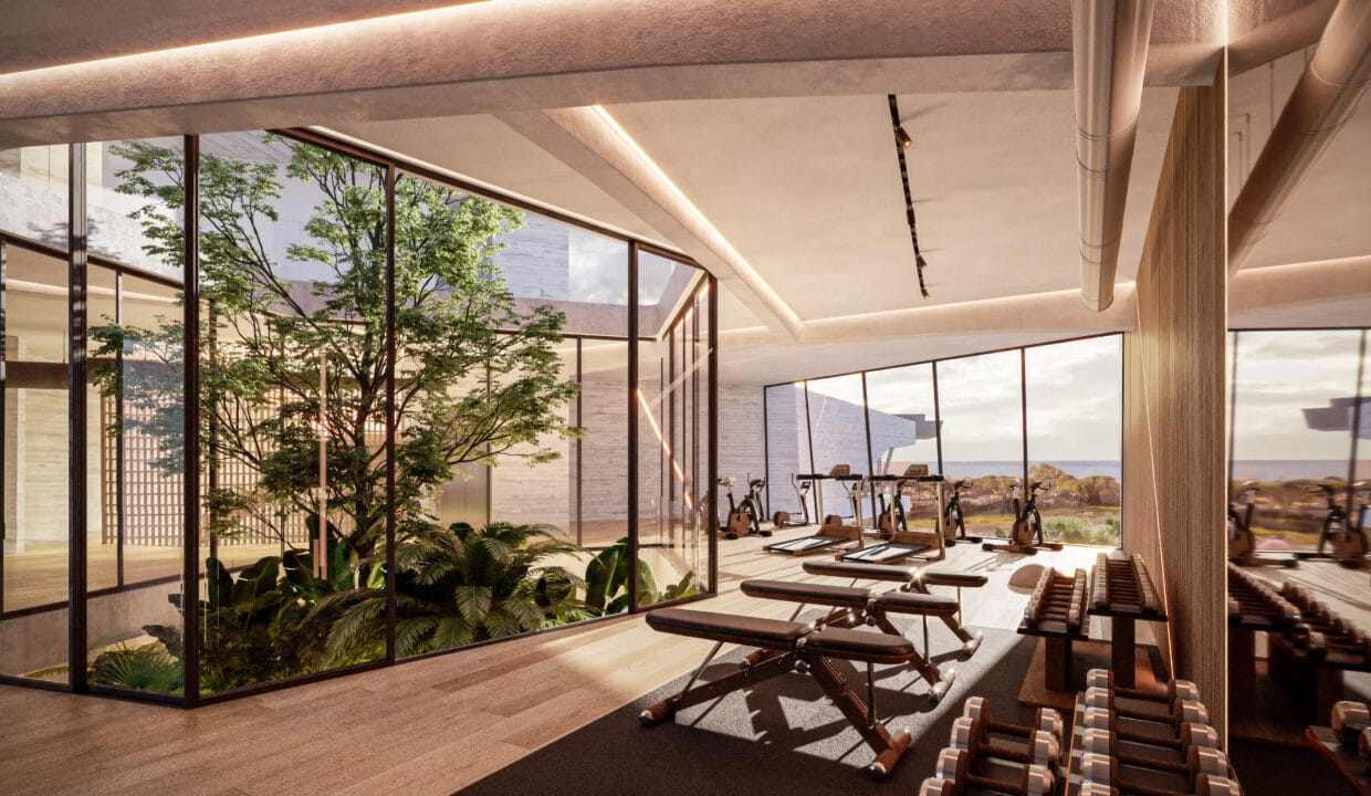 Club Social - gimnasio interior