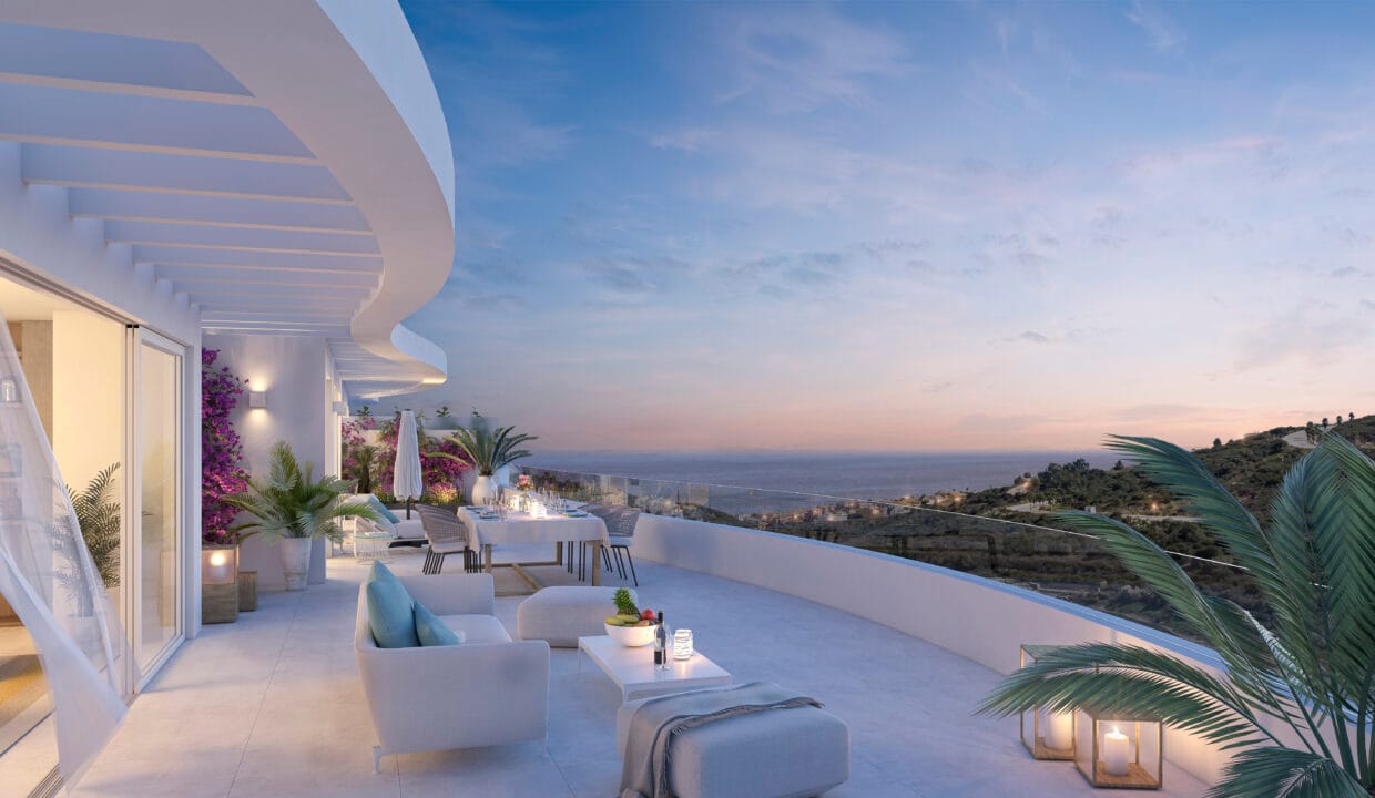 Serenity_penthouse terrace sunset
