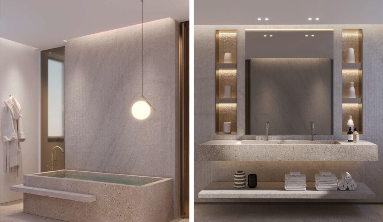 Master Bathroom White Label